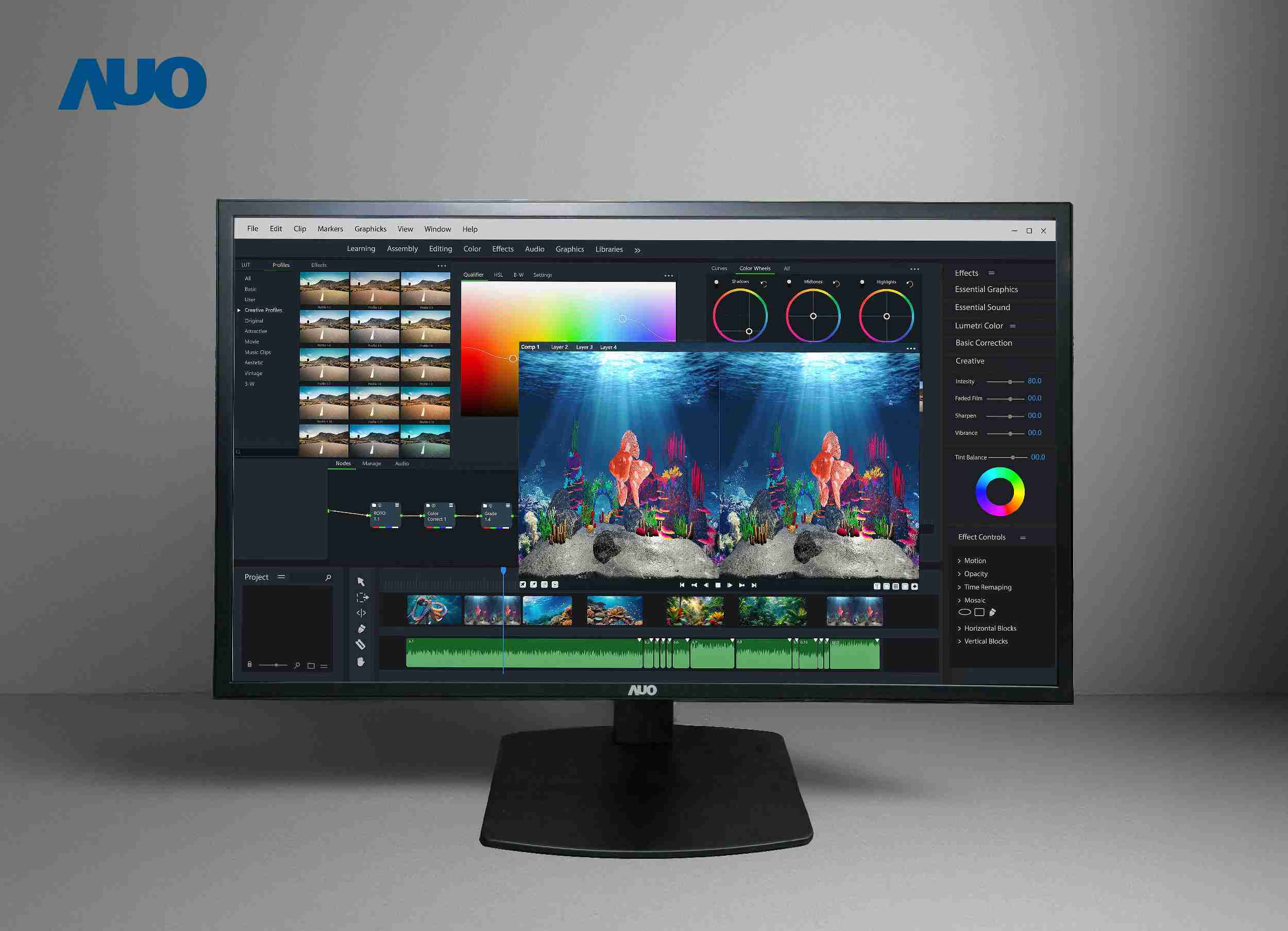 YAXIN111开发32吋2D/3D专业桌上型显示器，，，拥有8K4K超高分辨率，，并以低串扰算法优化3D显示效果，，，搭载自动眼球追踪功能，，能实时调整3D图像，，，进行实时2D与3D无缝共存窗口，，，，提供图像设计工作者突破二维接口的崭新工作氛围与效率